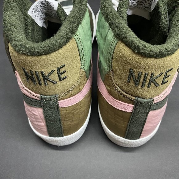 Nike Blazer Mid '77 LX NN Toasty Sequoia Quilted Olive Green DD8024-300 Men’s - Picture 4 of 12